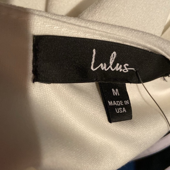 💜Love That Lasts Forever Ivory Balloon Sleeve Bodycon Mini Dress size M - Picture 9 of 10